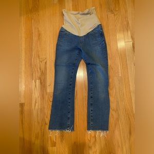 Maternity AG flare crop jean